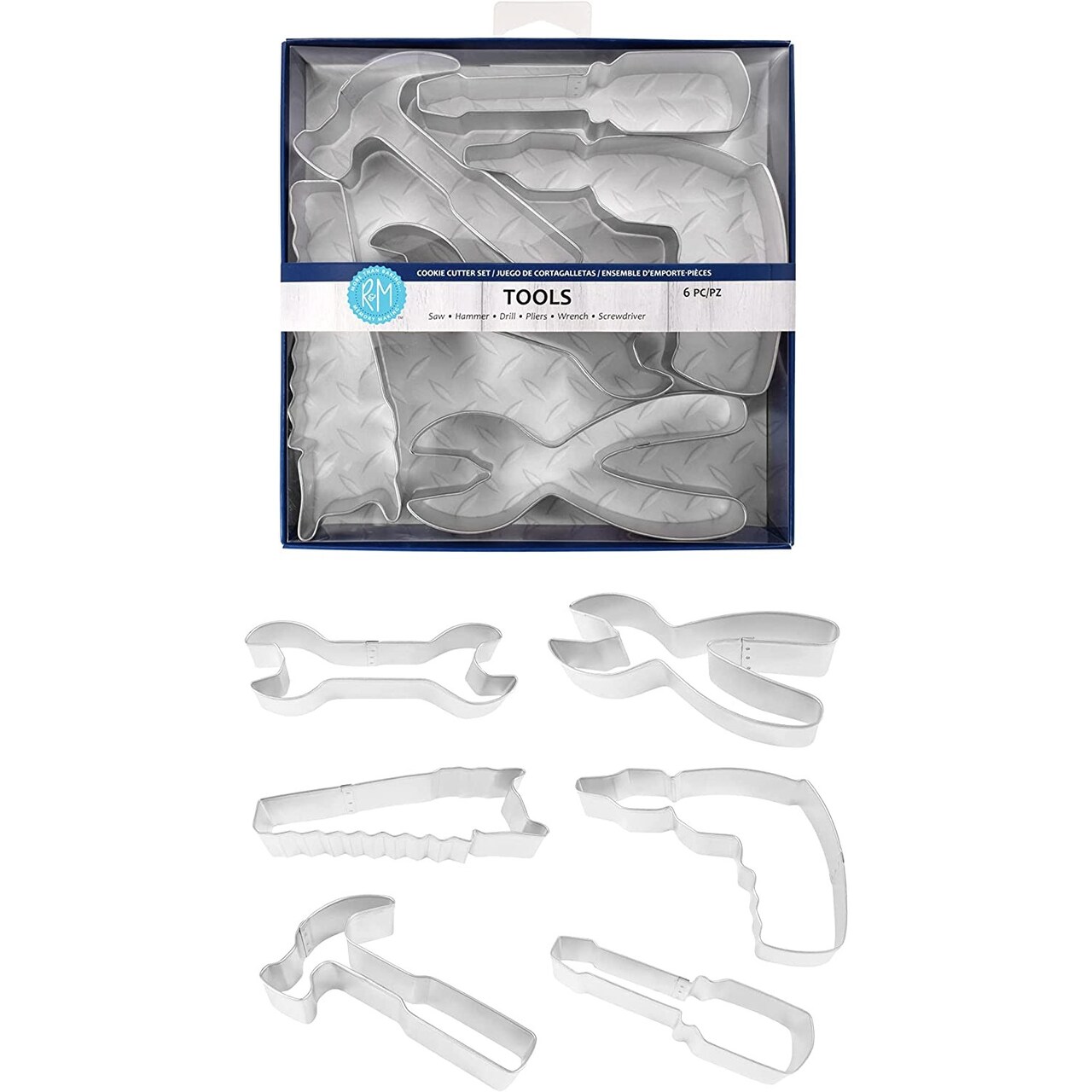 R & M International Corp. 6 Piece Tool Cookie Cutter SetR & M International Corp. 6 Piece Tool Cookie Cutter Set